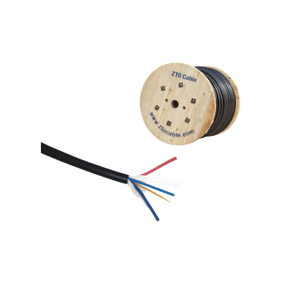 Cable híbrido óptico-eléctrico GDVV 2G.657A2 tipo bow 2x1.5mm²