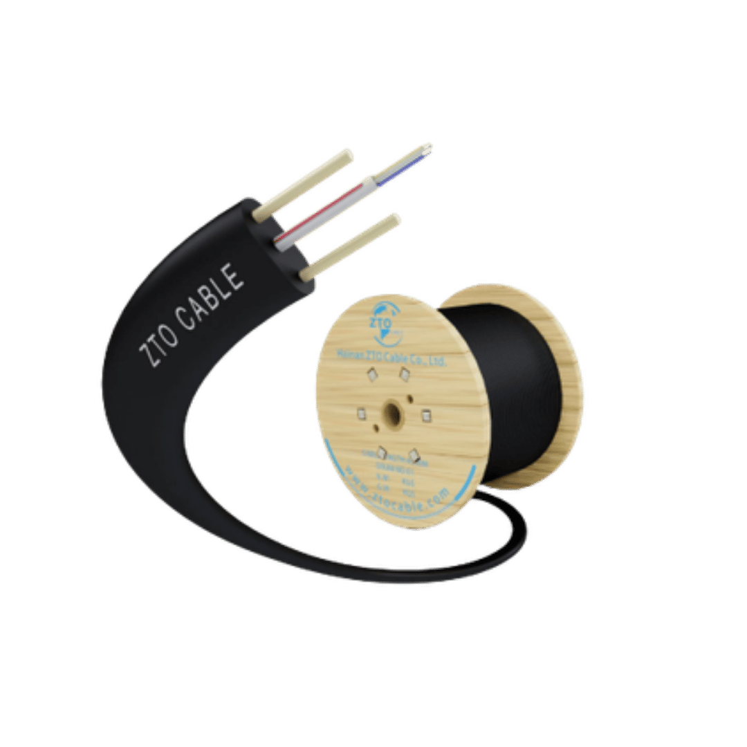 Cable de fibra óptica plano ovalado FTTH