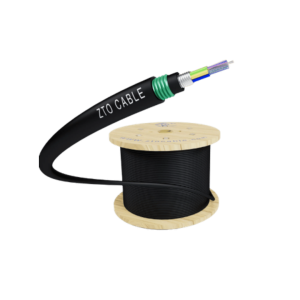 Cable de fibra óptica de doble armadura y doble chaqueta enterrado directo